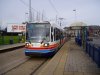 thumbnail picture of Sheffield Supertram tram 122 at Shalesmoor stop