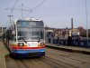 thumbnail picture of Sheffield Supertram tram 124 at Shalesmoor stop