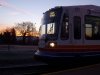 thumbnail picture of Sheffield Supertram tram dawn at Halfway stop