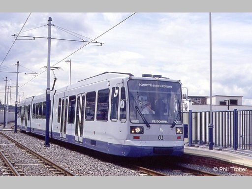 Sheffield Supertram tram history at Cricket Inn Road stop
