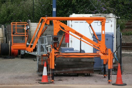 Sheffield Supertram ancillary vehicle at Nunnery depot