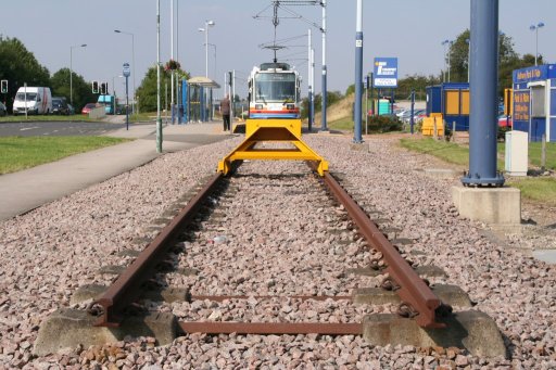 Sheffield Supertram tram stop at Halfway