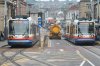 thumbnail picture of Sheffield Supertram tram 120 at Hillsborough stop