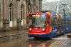 thumbnail picture of Sheffield Supertram tram 105 at Fitzalan Square/Ponds Forge stop