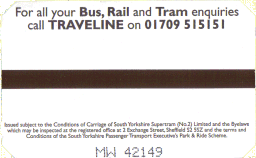 Park and Ride ticket reverse