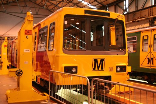 Tyne and Wear Metro unit 4065 at Gosforth depot