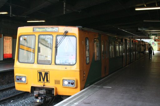 Tyne and Wear Metro unit 4023 at Heworth station