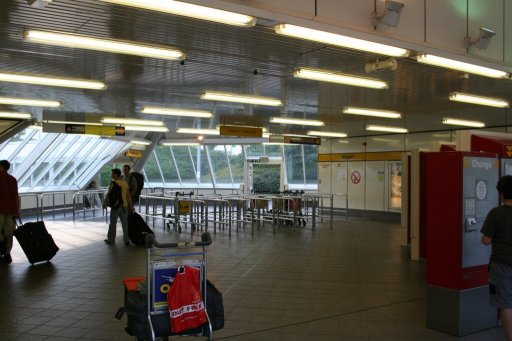 Tyne and Wear Metro station at Airport