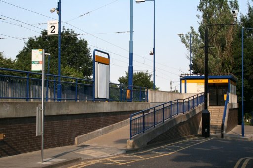 Tyne and Wear Metro station at Bank Foot