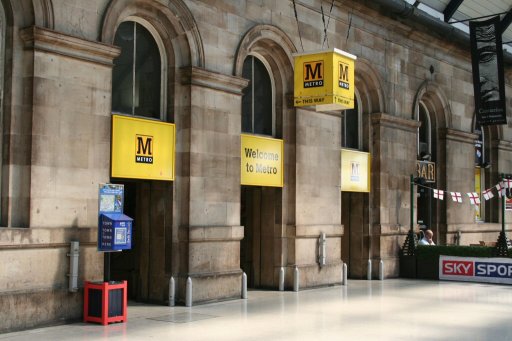Tyne and Wear Metro station at Central