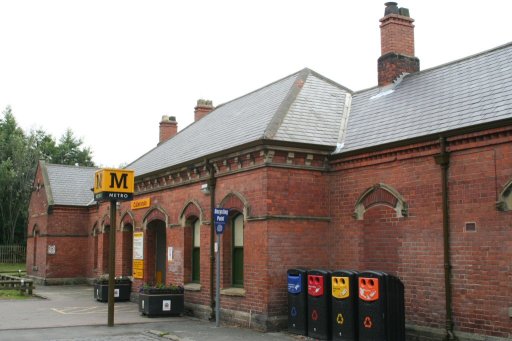 Tyne and Wear Metro station at Cullercoats