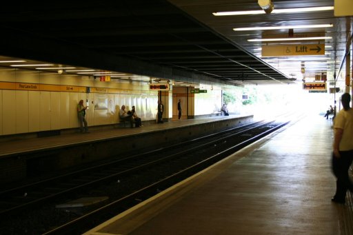 Tyne and Wear Metro station at Four Lane Ends