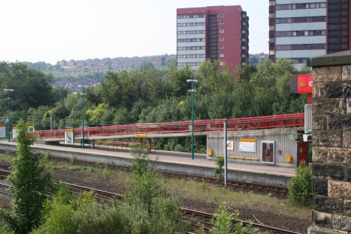 Tyne and Wear Metro station at Gateshead Stadium