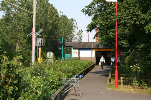 Tyne and Wear Metro station at Kingston Park
