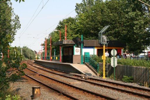 Tyne and Wear Metro station at Kingston Park