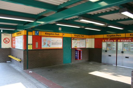 Tyne and Wear Metro station at Kingston Park