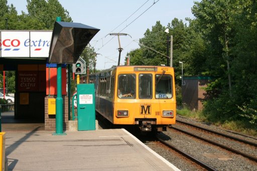 Tyne and Wear Metro station at Kingston Park