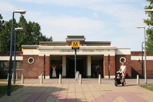 Tyne and Wear Metro station at Longbenton