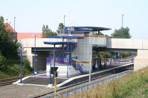 Tyne and Wear Metro station at Northumberland Park