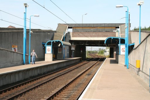 Tyne and Wear Metro station at Palmersville