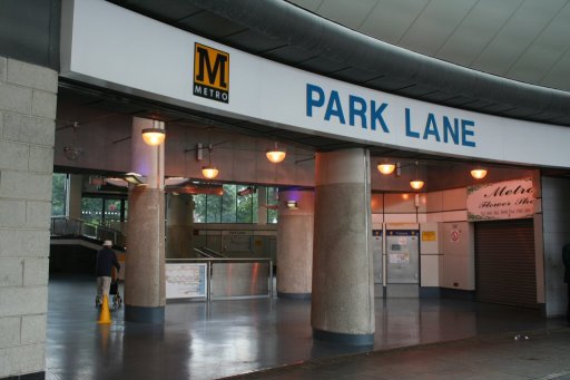 Tyne and Wear Metro station at Park Lane