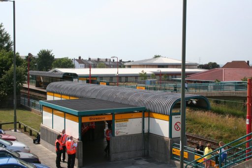 Tyne and Wear Metro station at Shiremoor