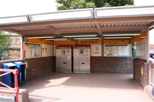 Tyne and Wear Metro station at South Gosforth