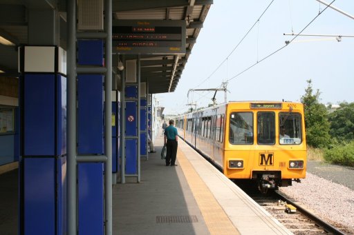 Tyne and Wear Metro station at South Hylton
