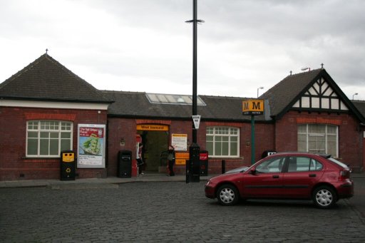 Tyne and Wear Metro station at West Jesmond