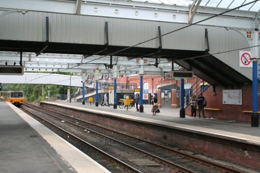 Tyne and Wear Metro station at Whitley Bay
