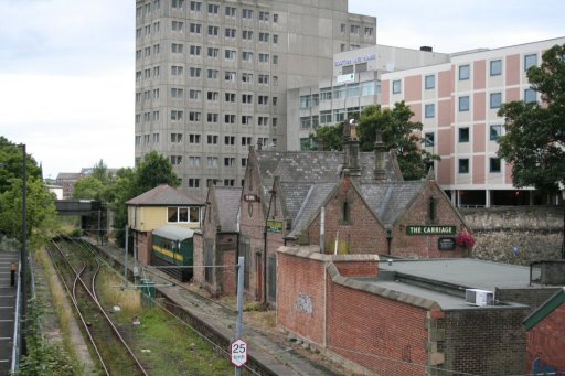 Tyne and Wear Metro Pelaw-Gosforth route at old Jesmond station.